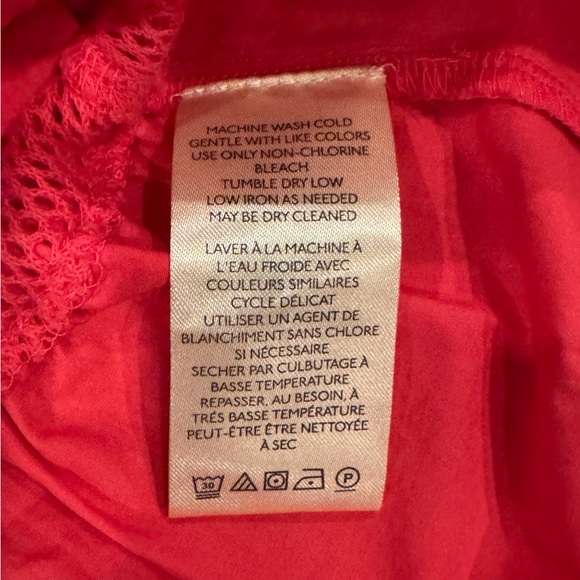 Anthropologie Daily Practice Pink Relaxed Tiered Mini Dress Size Small NWT - Picture 10 of 10